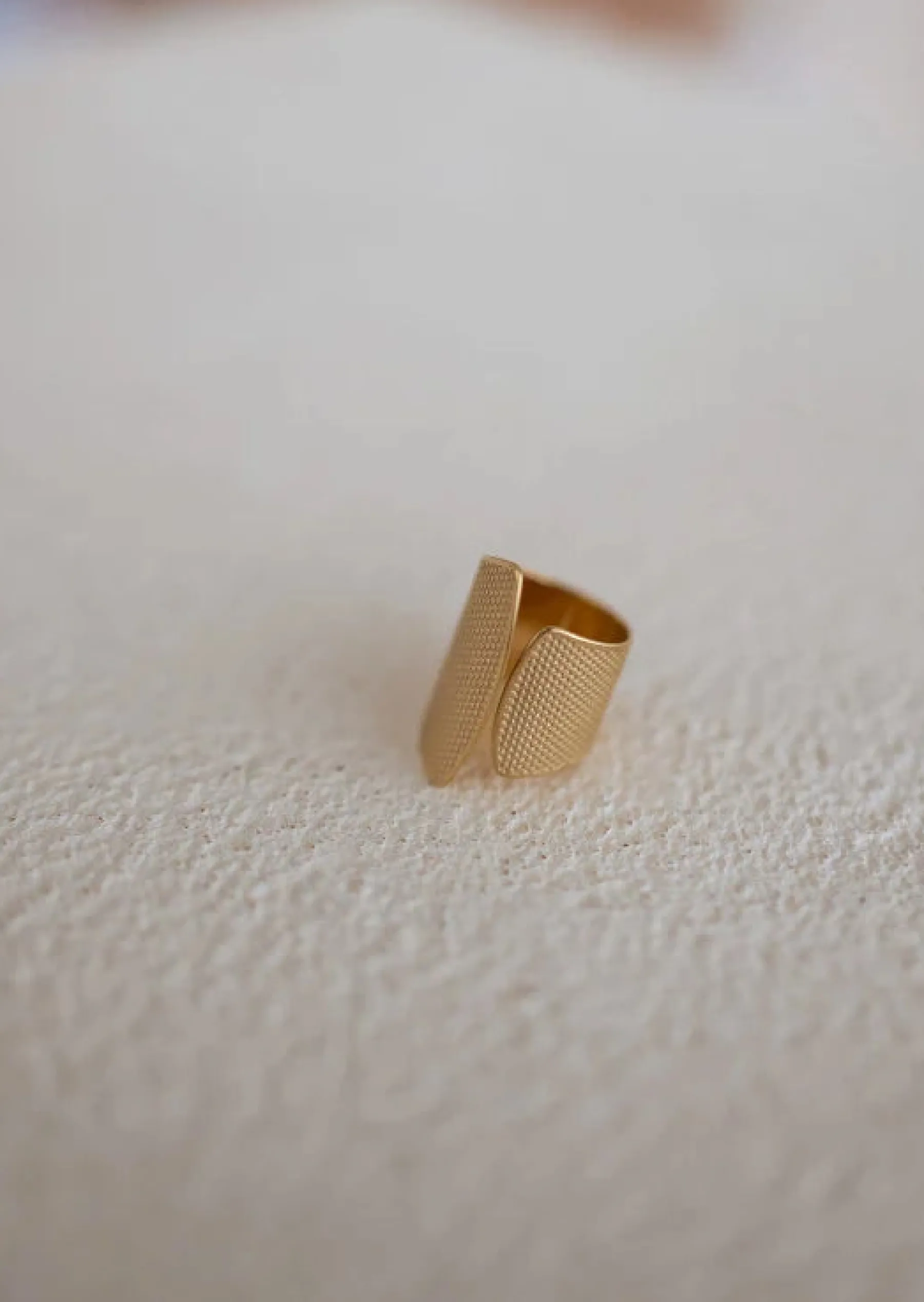 Bagues-EASY-CLOTHES Bague Alouma Dorée | Réglable | Bijoux & AccessoiresEasy Clothes Dorée