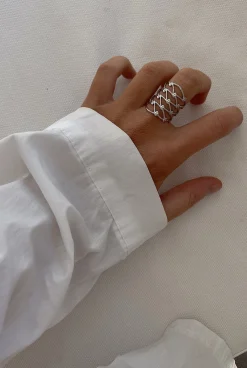 Bagues-EASY-CLOTHES Bague Blair - argentéeEasy Clothes Argentée