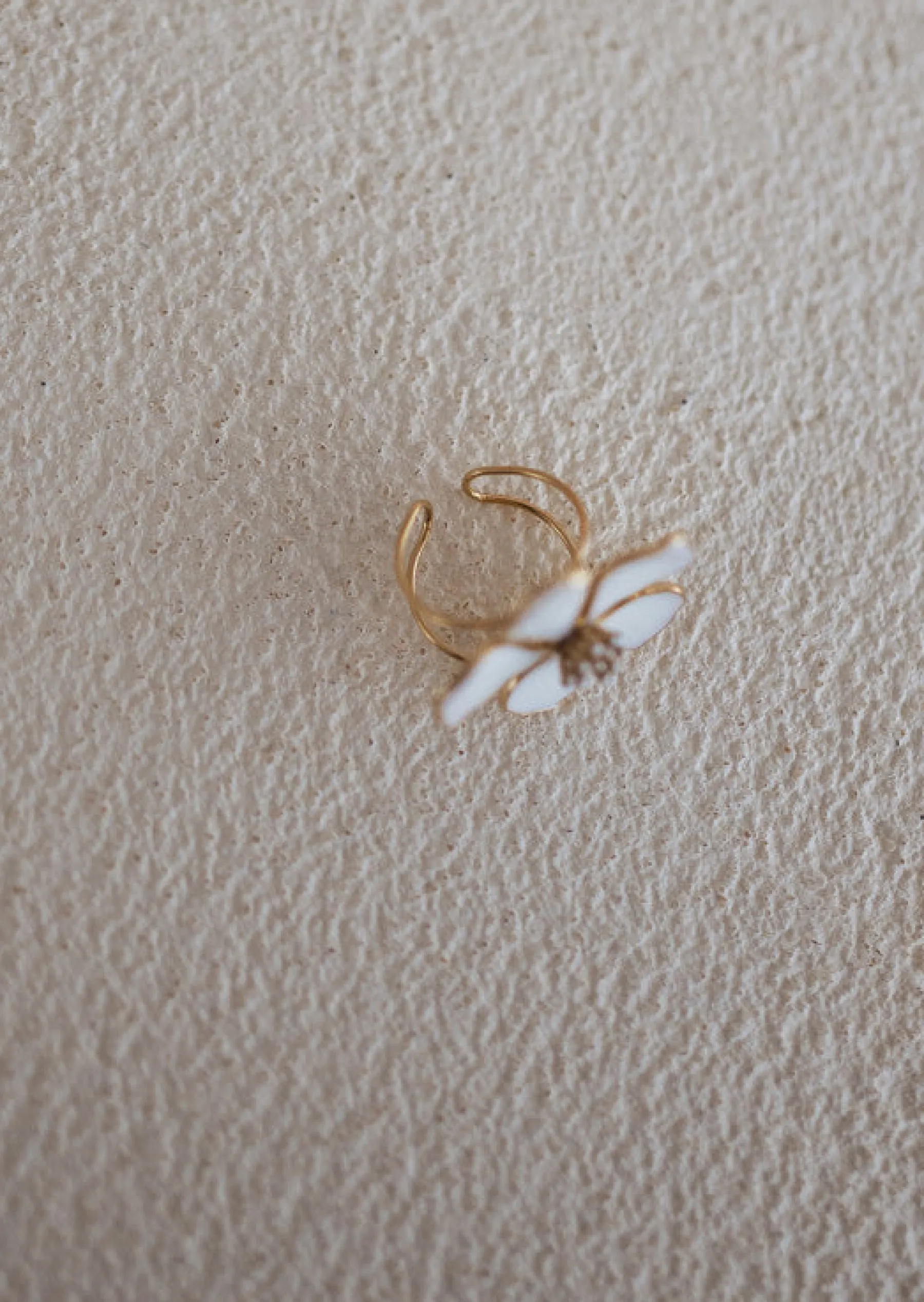 Bagues-EASY-CLOTHES Bague Blum Dorée | Avec Feur | Bijoux Easy Clothes Dorée