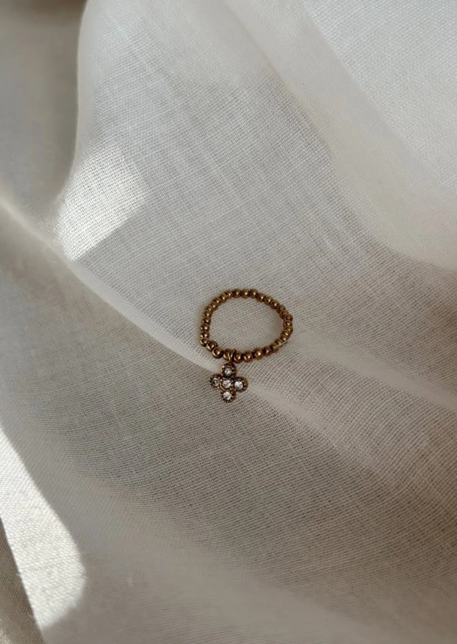 Bagues-EASY-CLOTHES Bague Cross dorée | Bague en croix | Ready-to-wear online | Easy Clothes Dorée