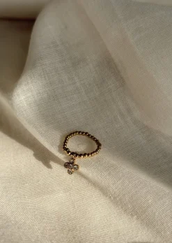 Bagues-EASY-CLOTHES Bague Cross dorée | Bague en croix | Ready-to-wear online | Easy Clothes Dorée