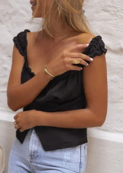 Bagues-EASY-CLOTHES Bague Dorée - Pipo - Perles Fleurs ColoréesEasy Clothes Doré       