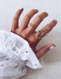 Bagues-EASY-CLOTHES Bague Jen - doréeEasy Clothes Dorée