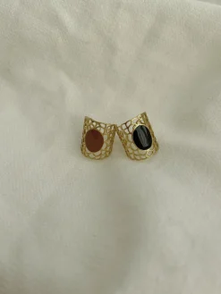 Bagues-EASY-CLOTHES Bague Ural - doré et briqueEasy Clothes Doré et brique       