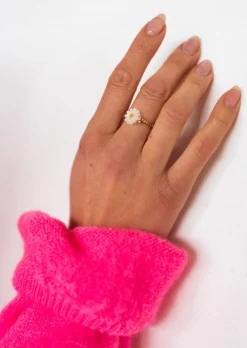 Bagues-EASY-CLOTHES Bague Viva dorée | Bague marguerite | Prêt-à-porter en ligne | Easy Clothes Dorée       