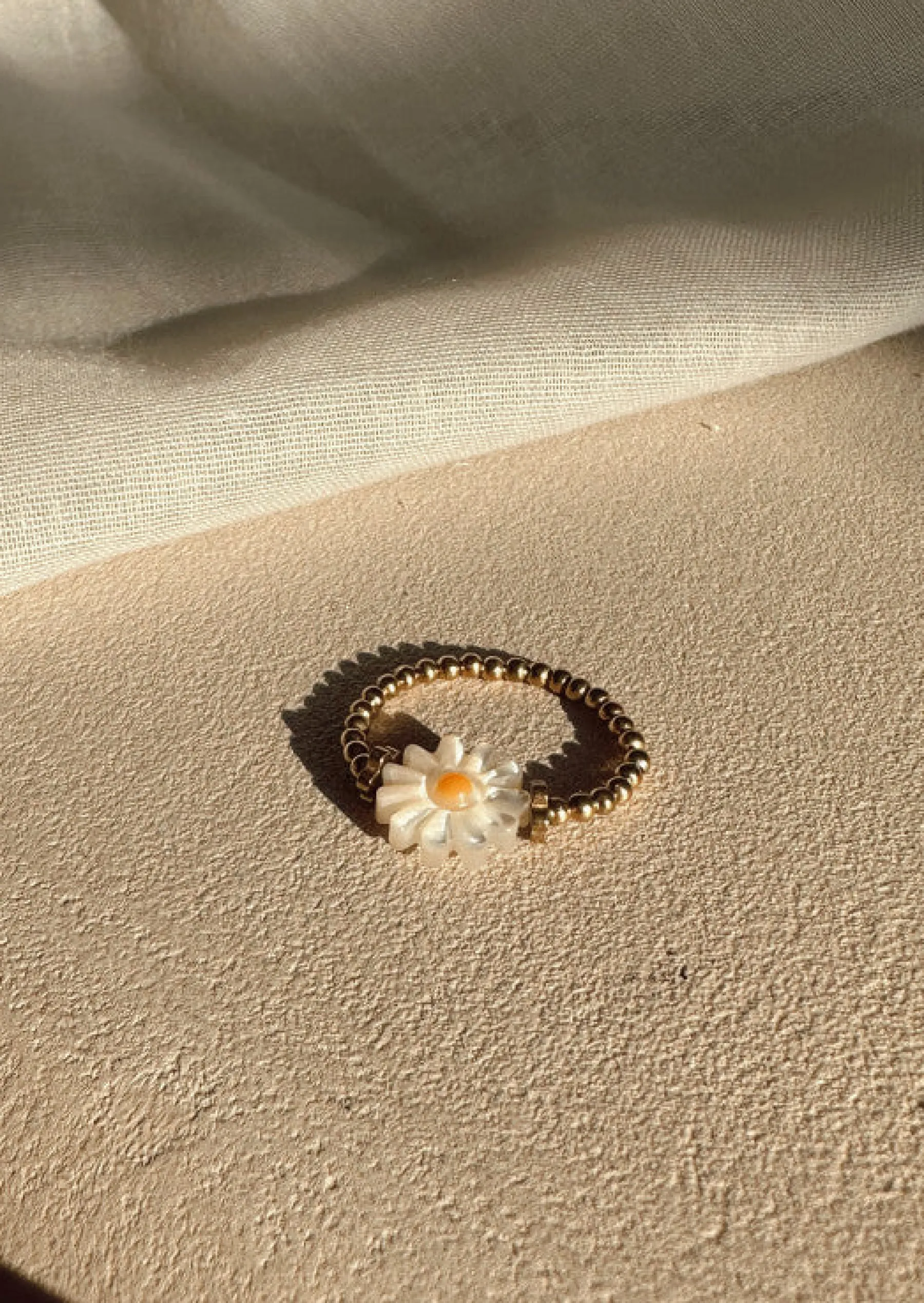 Bagues-EASY-CLOTHES Bague Viva dorée | Bague marguerite | Prêt-à-porter en ligne | Easy Clothes Dorée