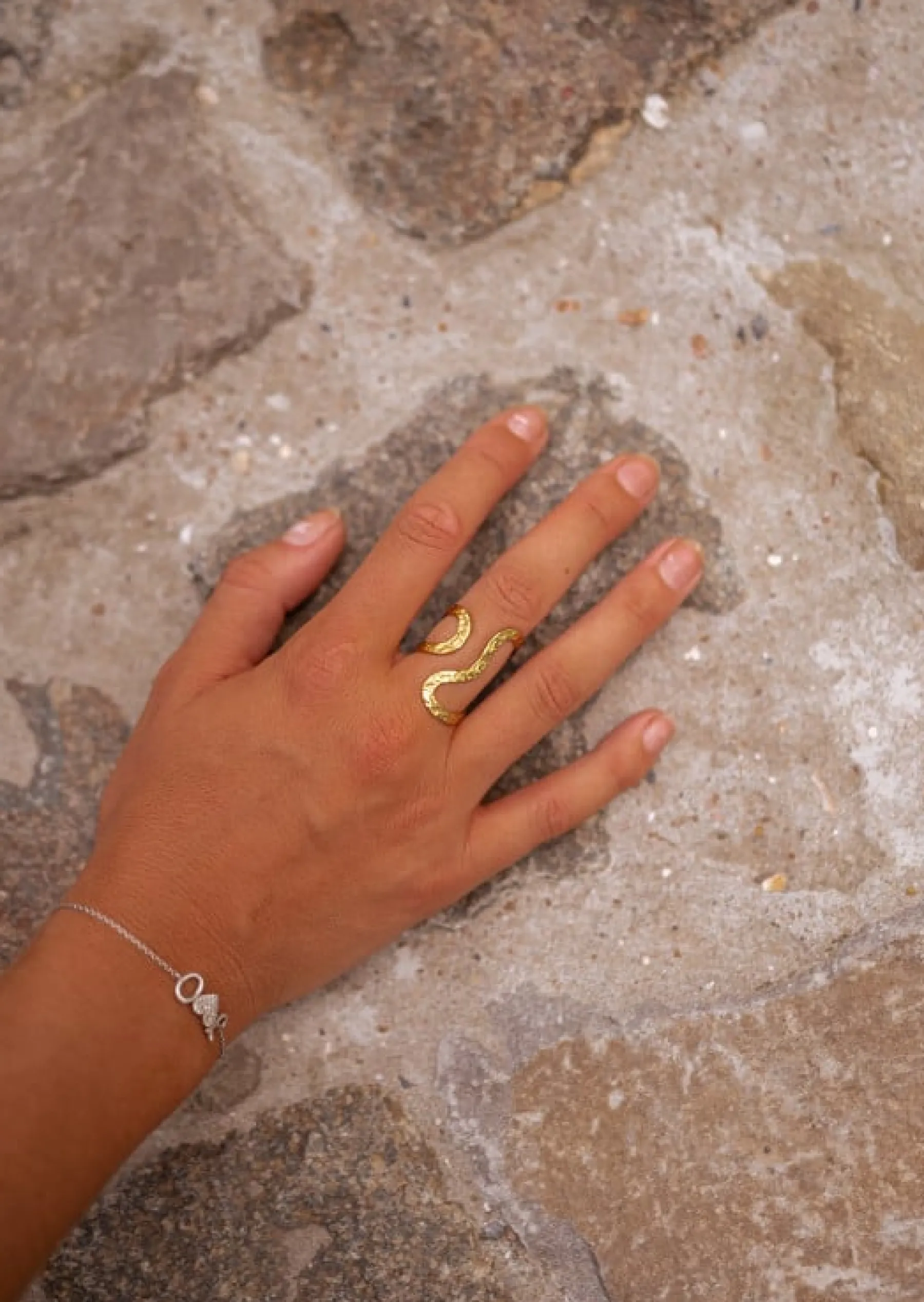 Bagues-EASY-CLOTHES Bague Zazy - Dorée - Originale & Moderne - Easy Clothes Dorée