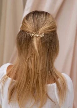 Accessoires Cheveux-EASY-CLOTHES Barrette à Cheveux Dorée - Galti - AccessoiresEasy Clothes Dorée       