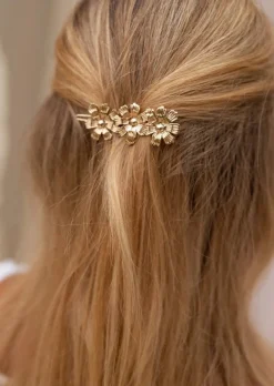 Accessoires Cheveux-EASY-CLOTHES Barrette à Cheveux Dorée - Galti - AccessoiresEasy Clothes Dorée       