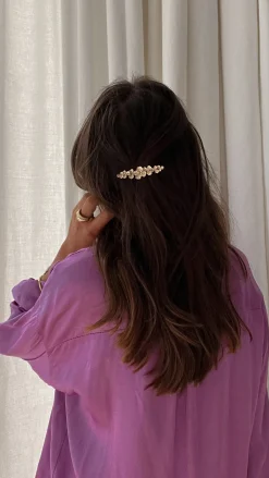 Accessoires Cheveux-EASY-CLOTHES Barrette Maura - doréeEasy Clothes Dorée       