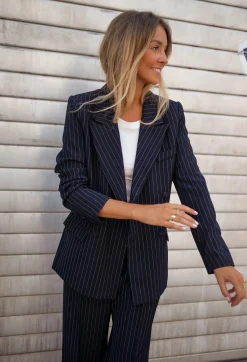 Blazers-EASY-CLOTHES Blazer Bruno - bleu foncéEasy Clothes Bleu foncé