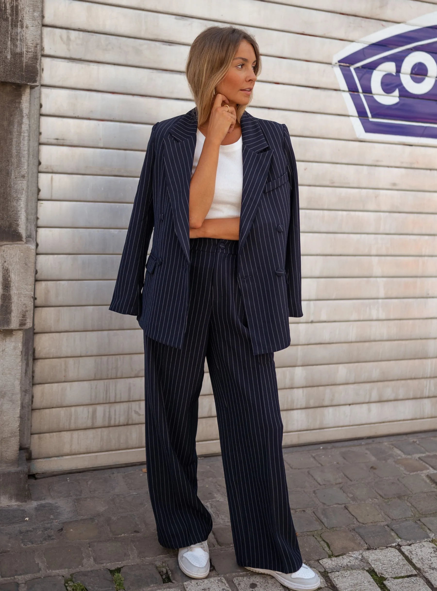 Blazers-EASY-CLOTHES Blazer Bruno - bleu foncéEasy Clothes Bleu foncé