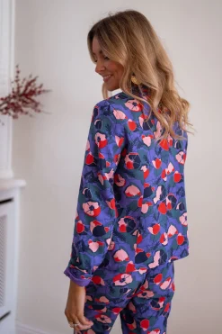 Blazers-EASY-CLOTHES Blazer Cyrus - mauve à motifsEasy Clothes Mauve à motifs       