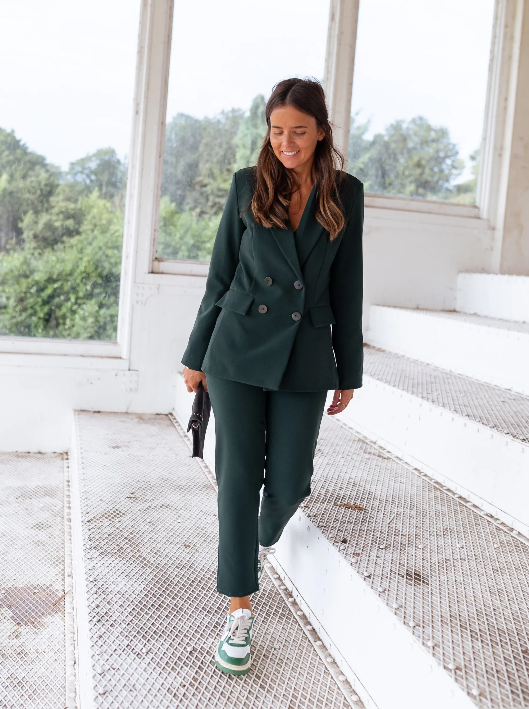 Blazers-EASY-CLOTHES Blazer Faith - vert bouteilleEasy Clothes Vert bouteille