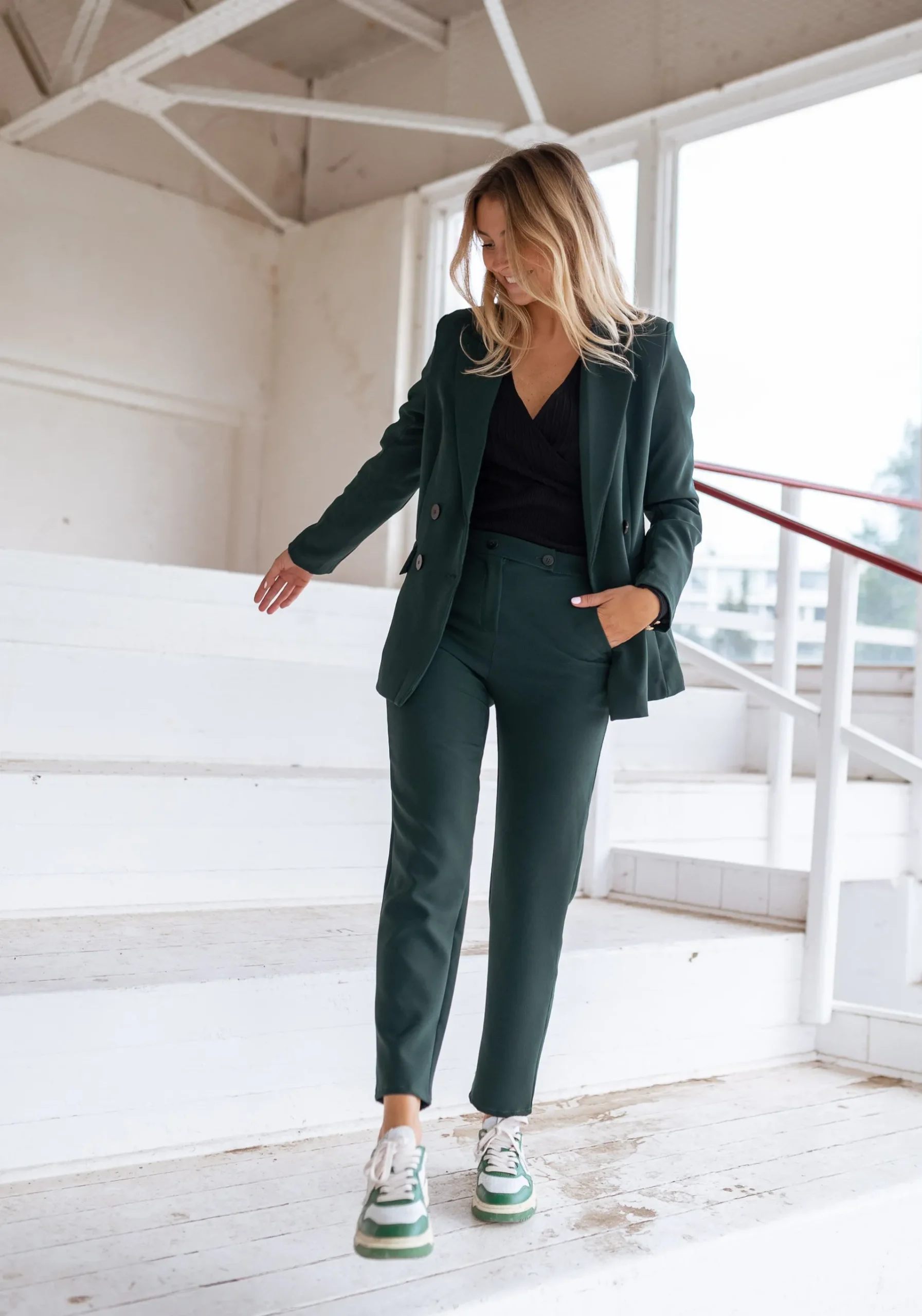 Blazers-EASY-CLOTHES Blazer Faith - vert bouteilleEasy Clothes Vert bouteille
