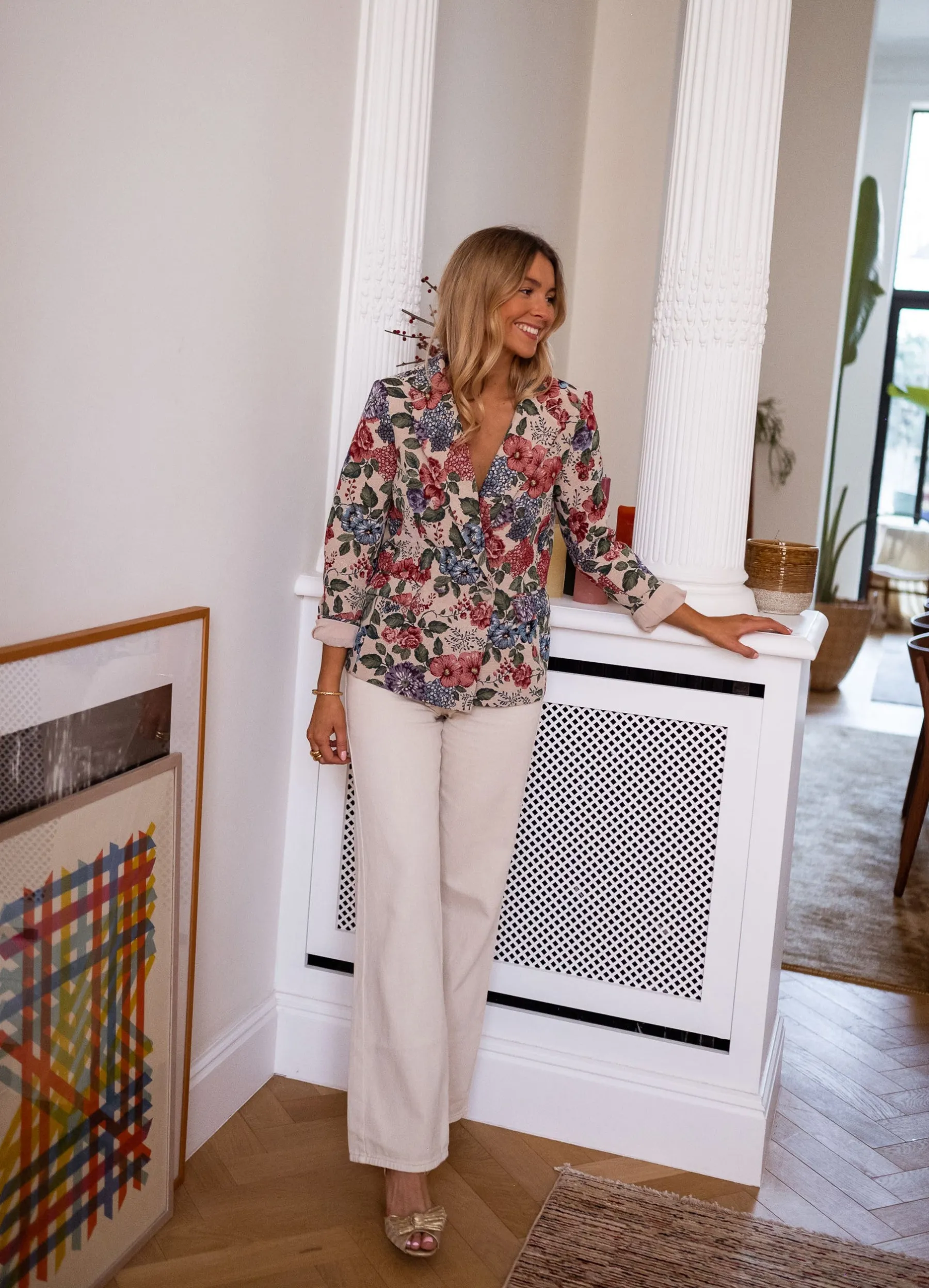 Blazers-EASY-CLOTHES Blazer Ingrid - à fleursEasy Clothes À fleurs