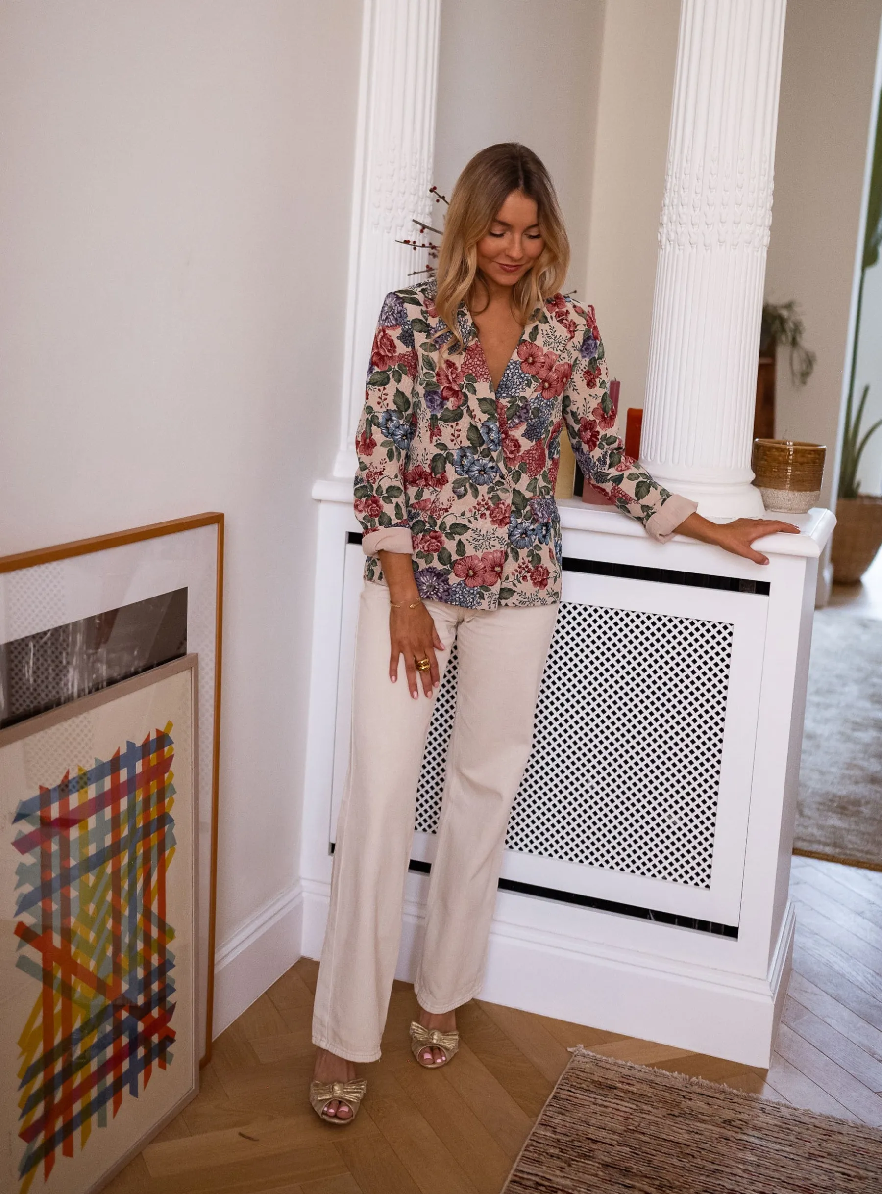 Blazers-EASY-CLOTHES Blazer Ingrid - à fleursEasy Clothes À fleurs