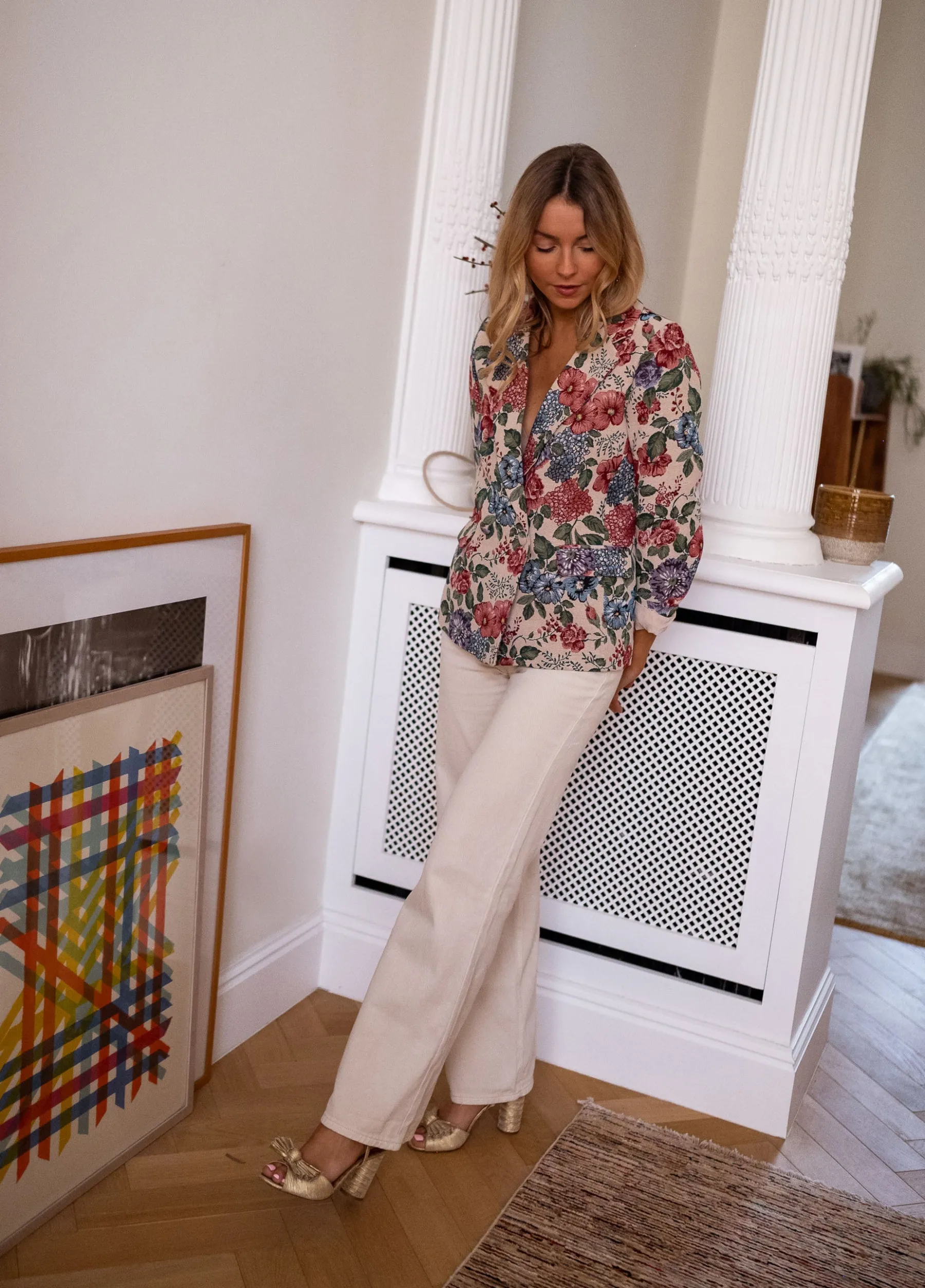 Blazers-EASY-CLOTHES Blazer Ingrid - à fleursEasy Clothes À fleurs