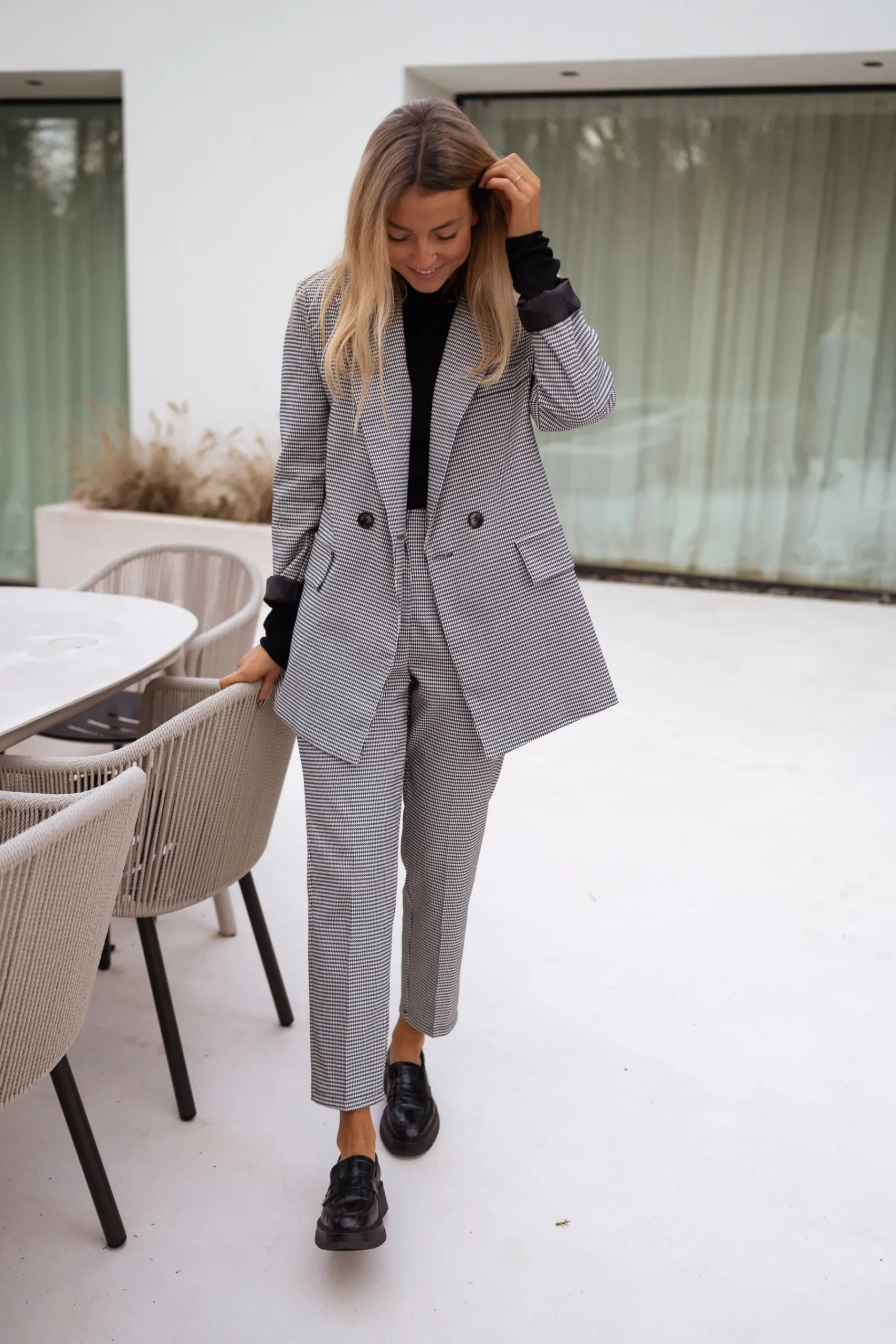 Blazers-EASY-CLOTHES Blazer Memphis - pied de pouleEasy Clothes Pied de poule