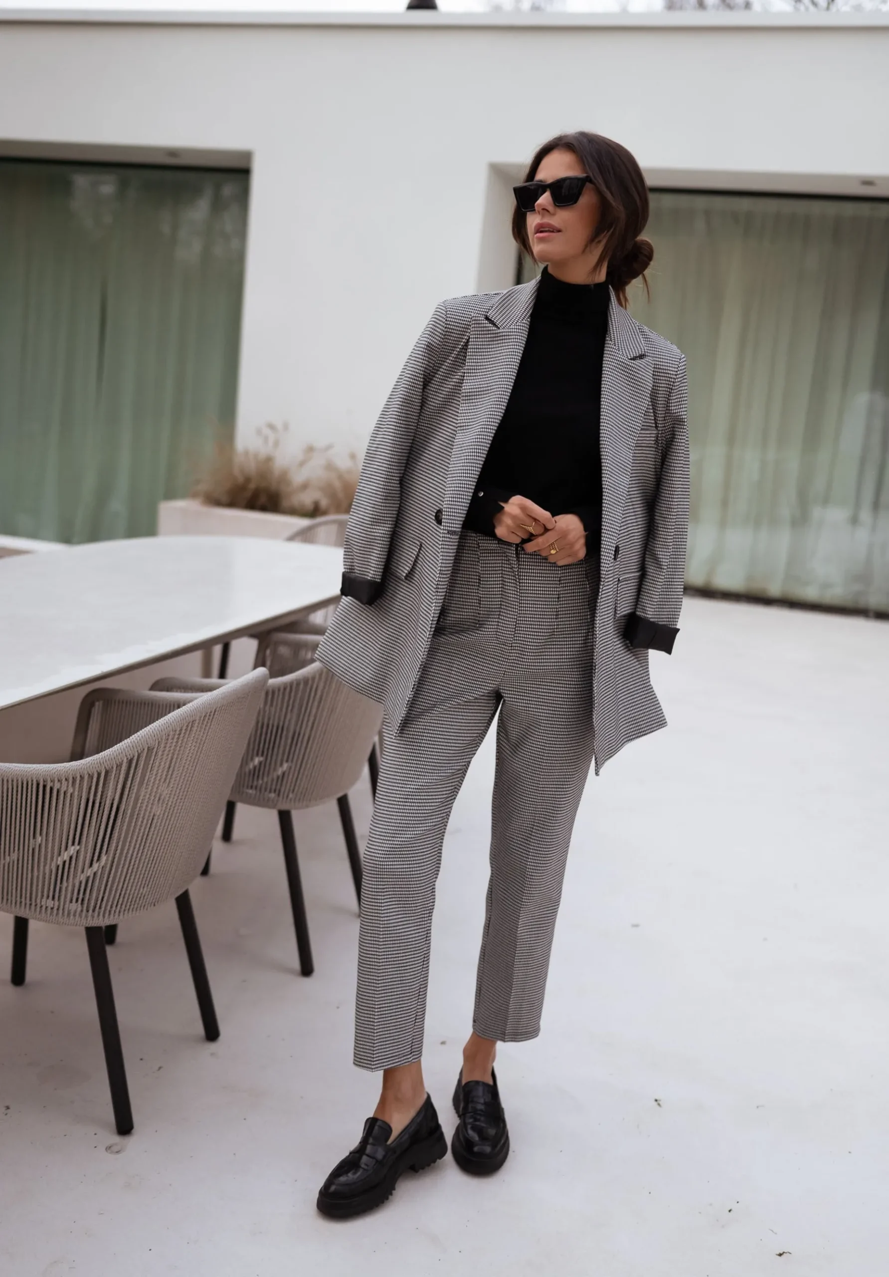 Blazers-EASY-CLOTHES Blazer Memphis - pied de pouleEasy Clothes Pied de poule