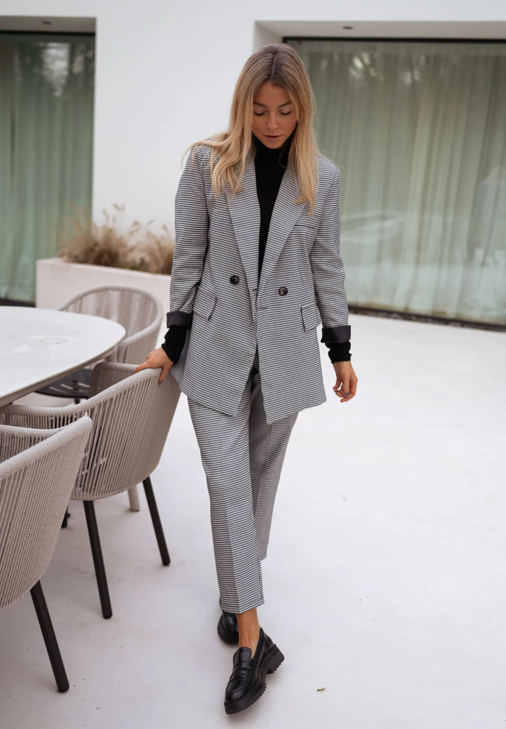 Blazers-EASY-CLOTHES Blazer Memphis - pied de pouleEasy Clothes Pied de poule