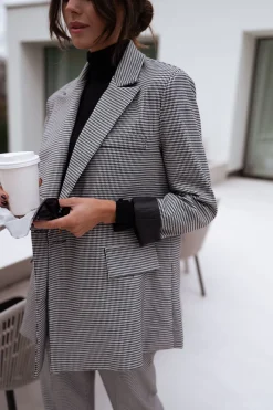 Blazers-EASY-CLOTHES Blazer Memphis - pied de pouleEasy Clothes Pied de poule