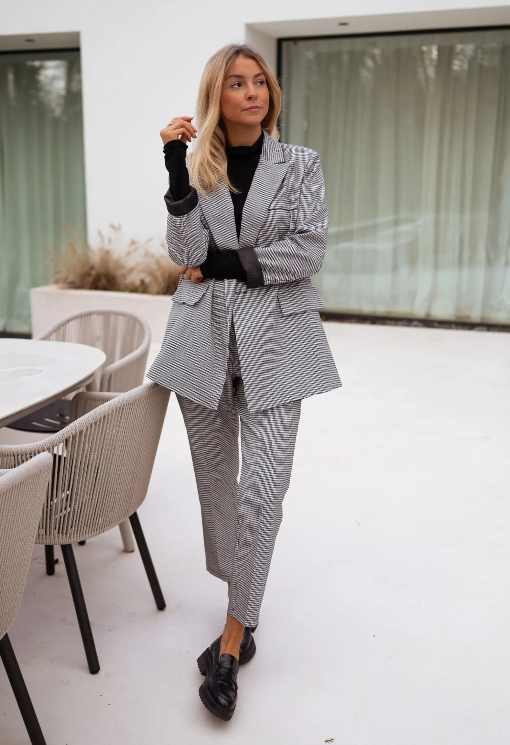 Blazers-EASY-CLOTHES Blazer Memphis - pied de pouleEasy Clothes Pied de poule