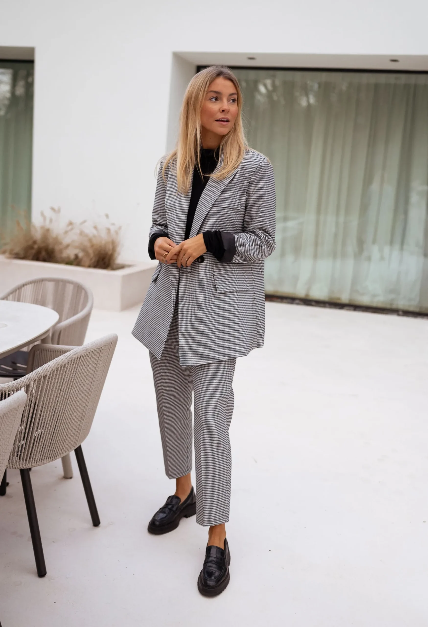 Blazers-EASY-CLOTHES Blazer Memphis - pied de pouleEasy Clothes Pied de poule