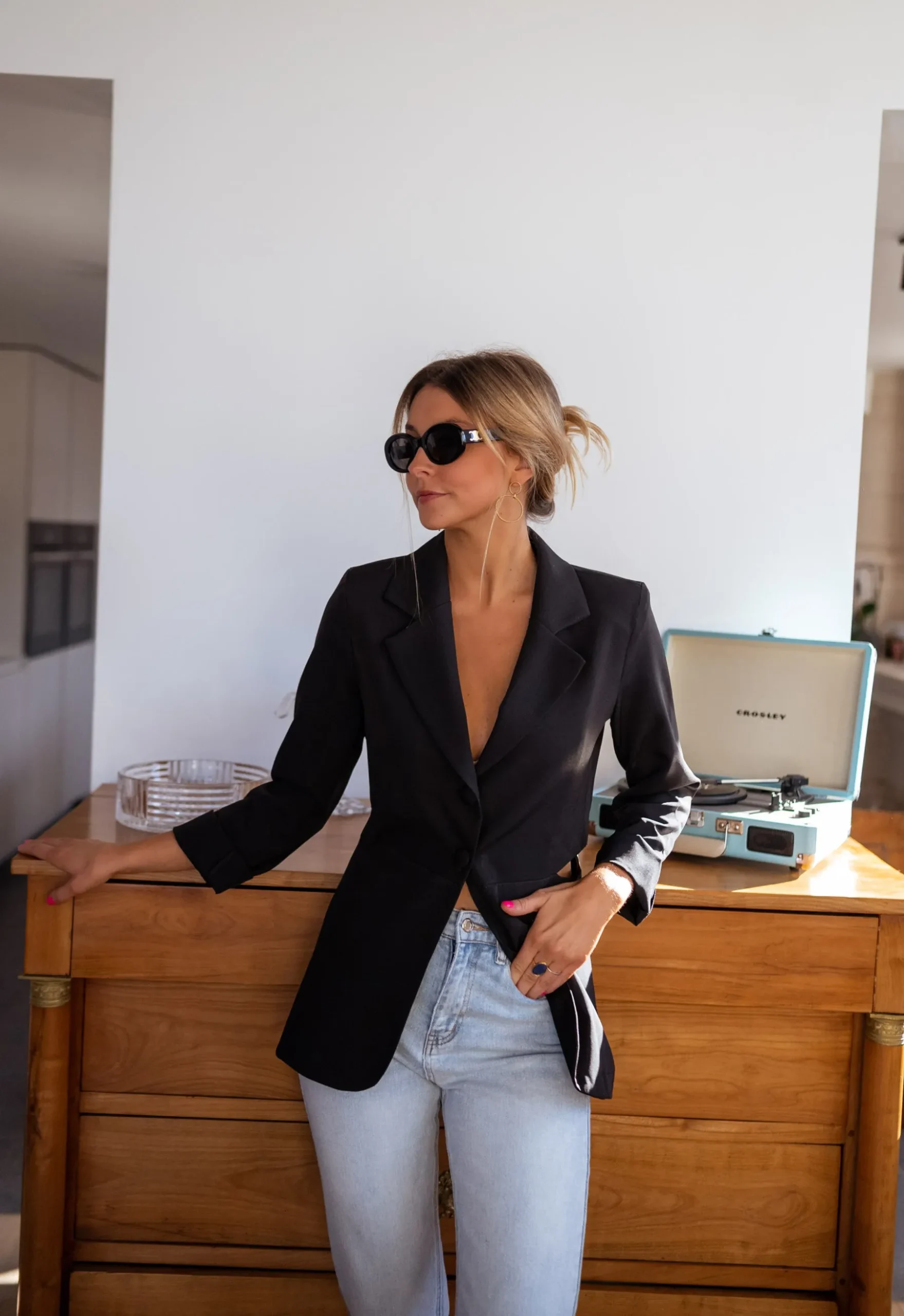 Blazers-EASY-CLOTHES Blazer Ophélie - CREATION - NoirEasy Clothes Noir