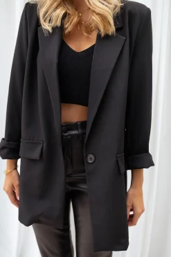 Blazers-EASY-CLOTHES Blazer Ray - noirEasy Clothes Noir       