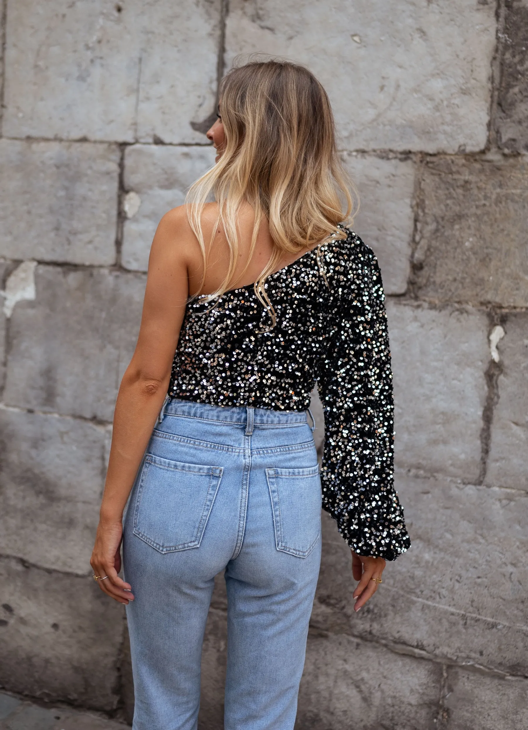 Chemisiers & Blouses-EASY-CLOTHES Blouse Albane - à paillettesEasy Clothes À paillettes