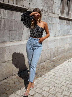 Chemisiers & Blouses-EASY-CLOTHES Blouse Albane - à paillettesEasy Clothes À paillettes