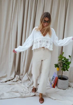 Chemisiers & Blouses-EASY-CLOTHES Blouse Aldo - écrueEasy Clothes Écrue       