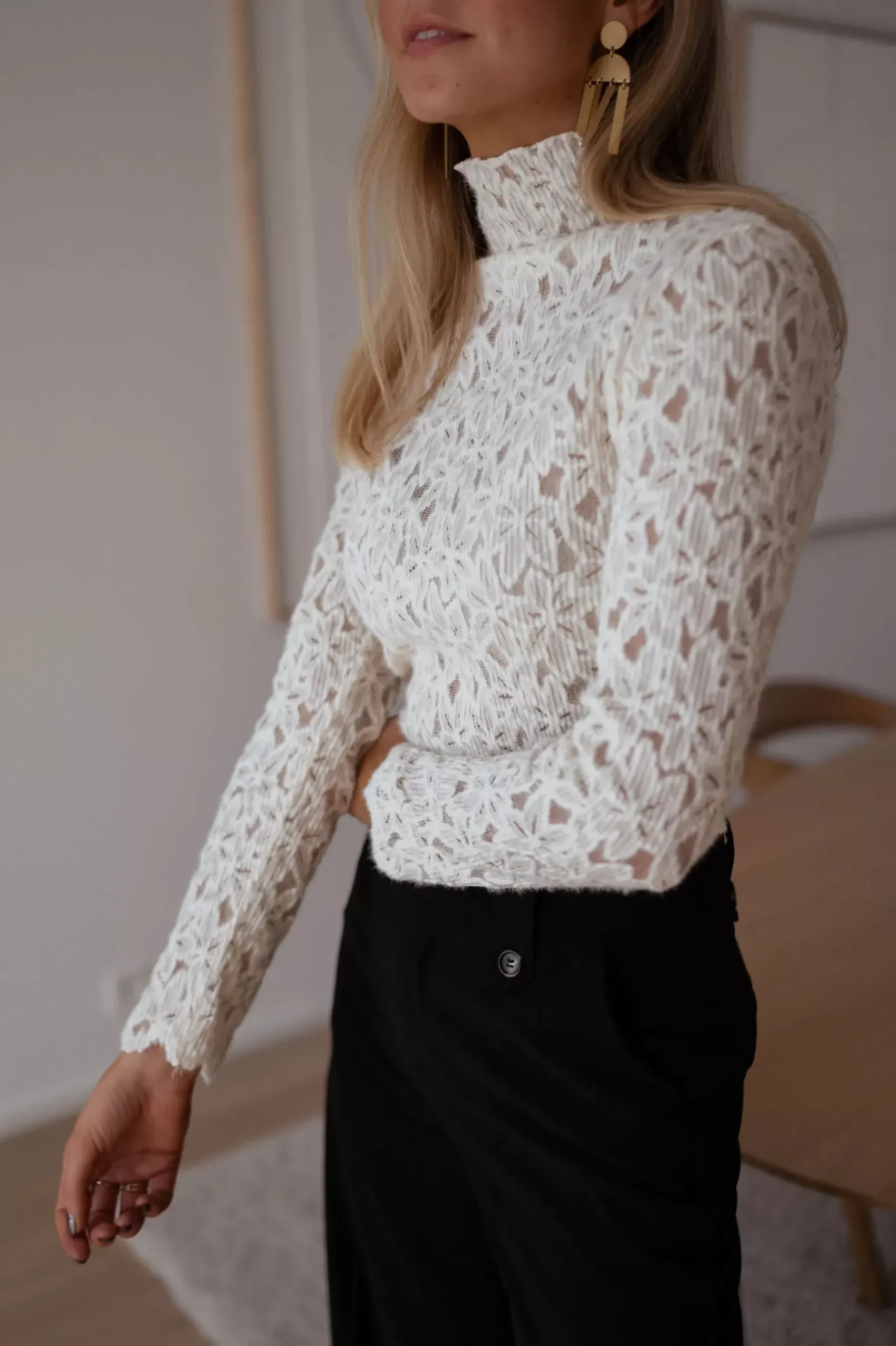 Chemisiers & Blouses-EASY-CLOTHES Blouse Anais - écrueEasy Clothes Écrue