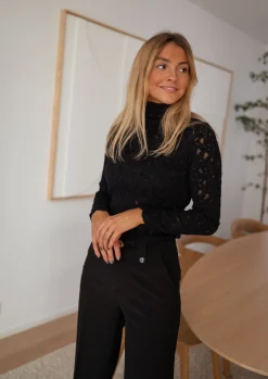 Chemisiers & Blouses-EASY-CLOTHES Blouse Anais - noireEasy Clothes Noire       