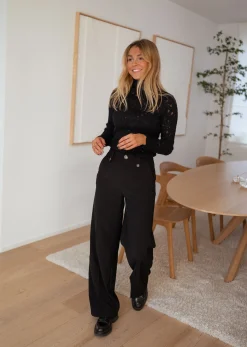 Chemisiers & Blouses-EASY-CLOTHES Blouse Anais - noireEasy Clothes Noire       