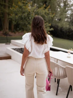 Chemisiers & Blouses-EASY-CLOTHES Blouse Carmen - écrueEasy Clothes Écrue       