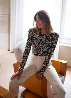 Chemisiers & Blouses-EASY-CLOTHES Blouse Danis - léopardEasy Clothes Léopard       
