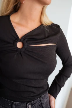 Chemisiers & Blouses-EASY-CLOTHES Blouse Evy - noireEasy Clothes Noire       