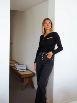 Chemisiers & Blouses-EASY-CLOTHES Blouse Evy - noireEasy Clothes Noire       