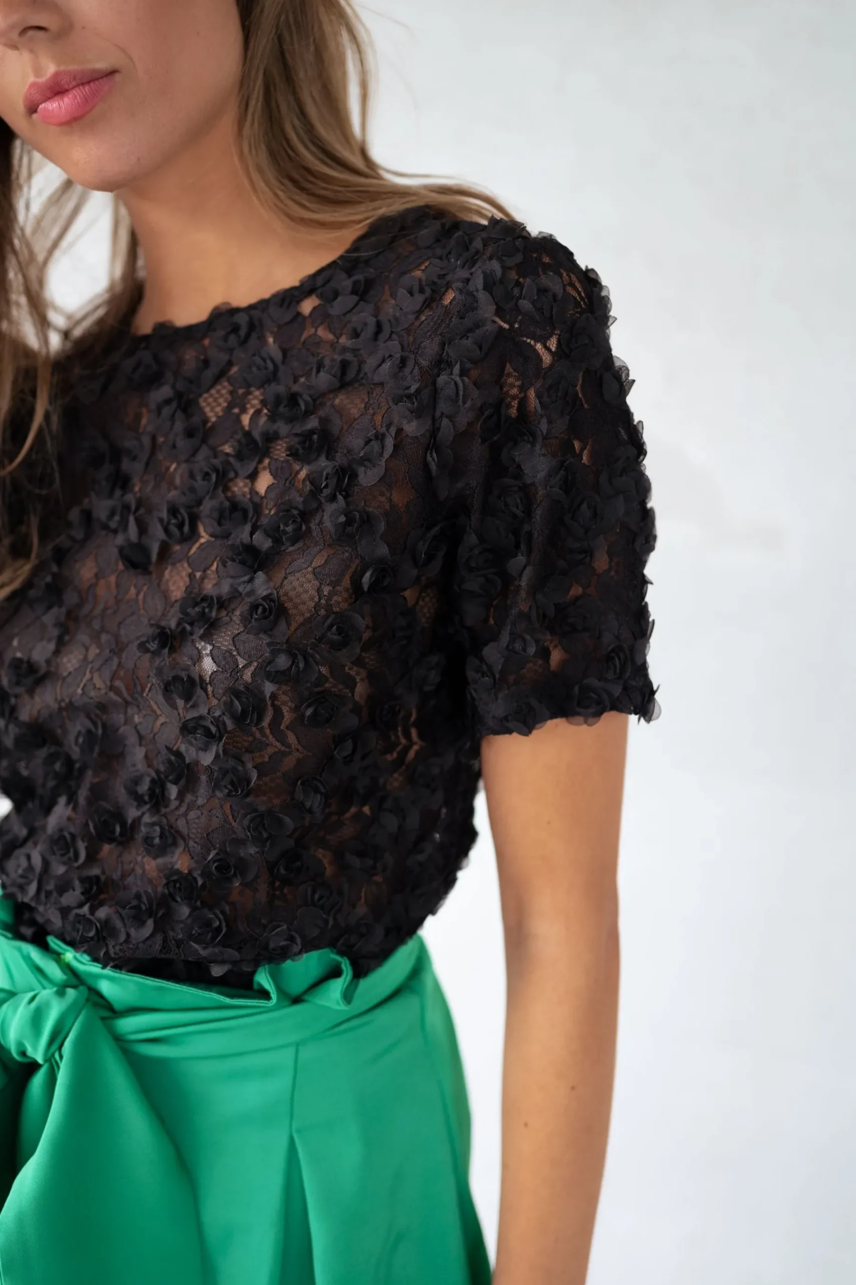 Chemisiers & Blouses-EASY-CLOTHES Blouse Fama - noireEasy Clothes Noire