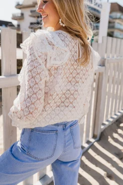 Chemisiers & Blouses-EASY-CLOTHES Blouse Filly - blancheEasy Clothes Blanche       