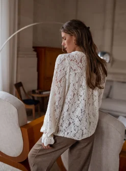 Chemisiers & Blouses-EASY-CLOTHES Blouse Jade - écrueEasy Clothes Écrue       