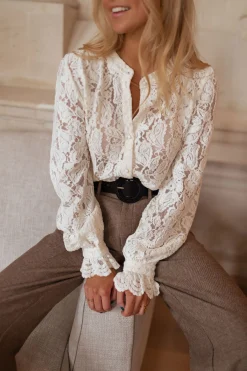 Chemisiers & Blouses-EASY-CLOTHES Blouse Jade - écrueEasy Clothes Écrue       