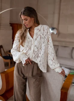 Chemisiers & Blouses-EASY-CLOTHES Blouse Jade - écrueEasy Clothes Écrue       