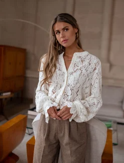 Chemisiers & Blouses-EASY-CLOTHES Blouse Jade - écrueEasy Clothes Écrue       