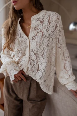 Chemisiers & Blouses-EASY-CLOTHES Blouse Jade - écrueEasy Clothes Écrue       