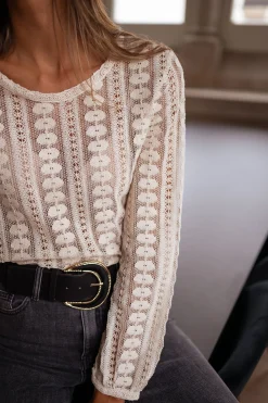 Chemisiers & Blouses-EASY-CLOTHES Blouse Laslo - écrueEasy Clothes Écrue       