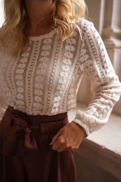 Chemisiers & Blouses-EASY-CLOTHES Blouse Laslo - écrueEasy Clothes Écrue       