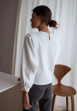 Chemisiers & Blouses-EASY-CLOTHES Blouse Lindy - écrueEasy Clothes Écrue       